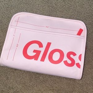Glossier makeup bag